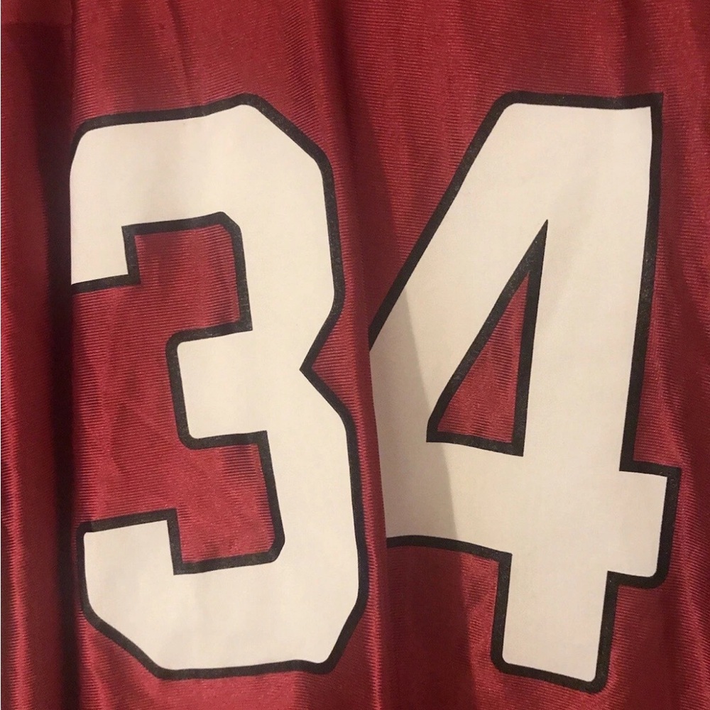 Cardinals 34 Hightower Red NFL Team Apparel Jersey Size Large - Picture 3 of 4